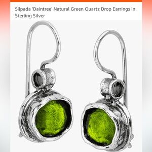 Silpada drop sterling silver earrings
